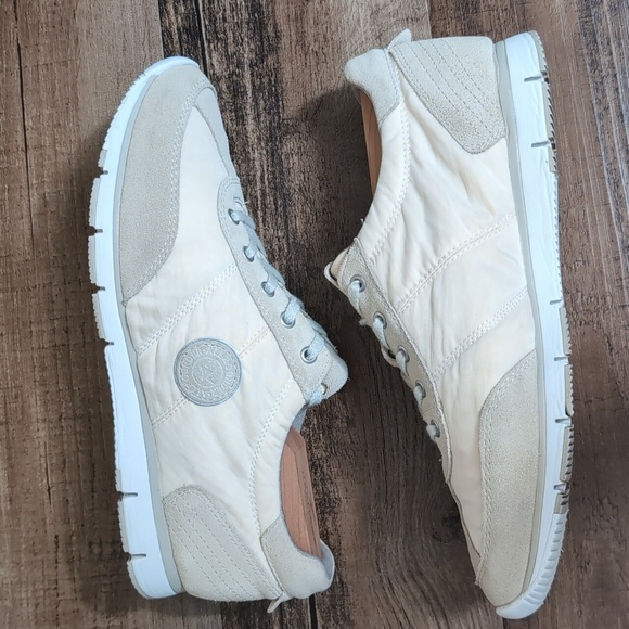 Mephisto Allrounder Lace Up Oxford Sneaker Size 10.0 US Suede & Canvas - Picture 4 of 14